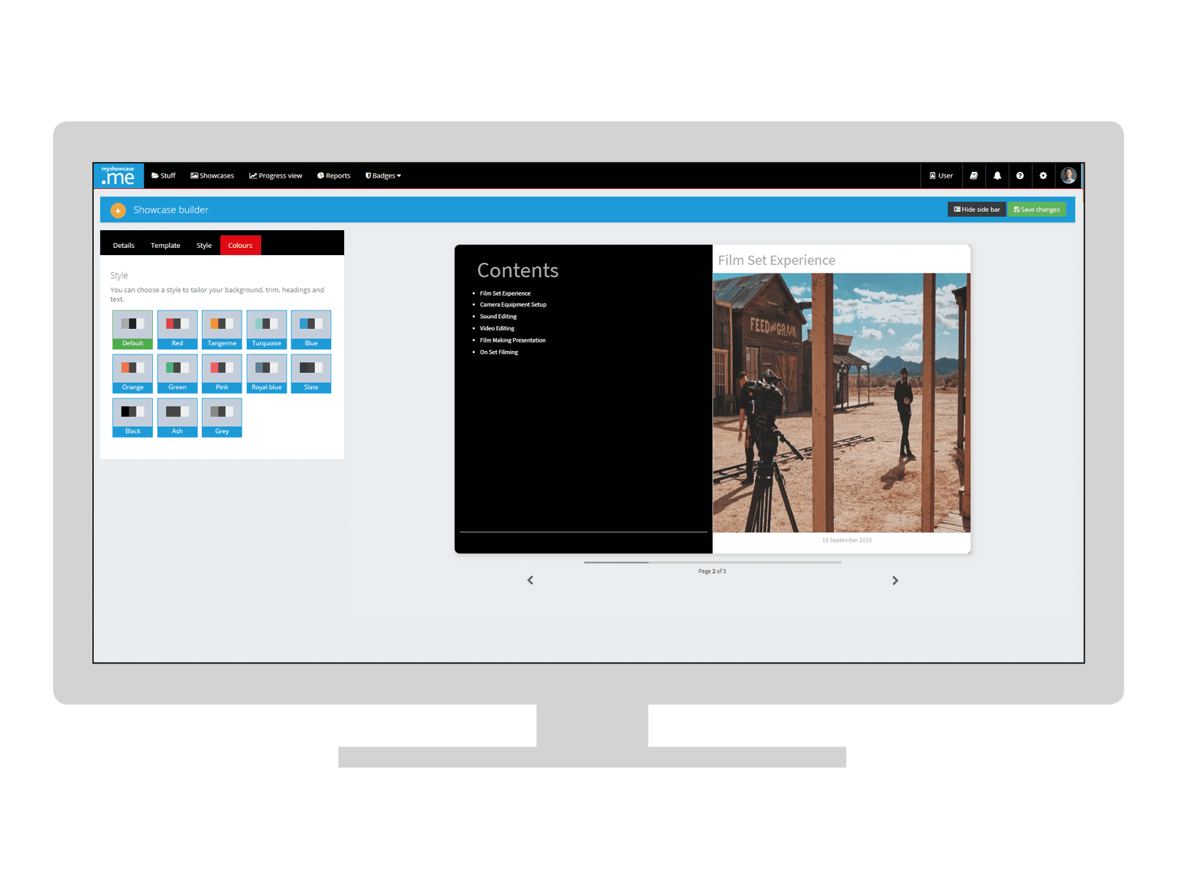 Personalised digital portfolio